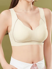 Colorblock Everyday Bra Comfortable Elastic No Underwire Intimates Bra