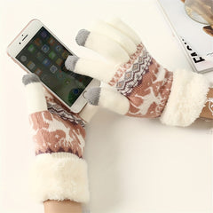Winter Touchscreen Gloves Warm Lined Texting Glove for Women