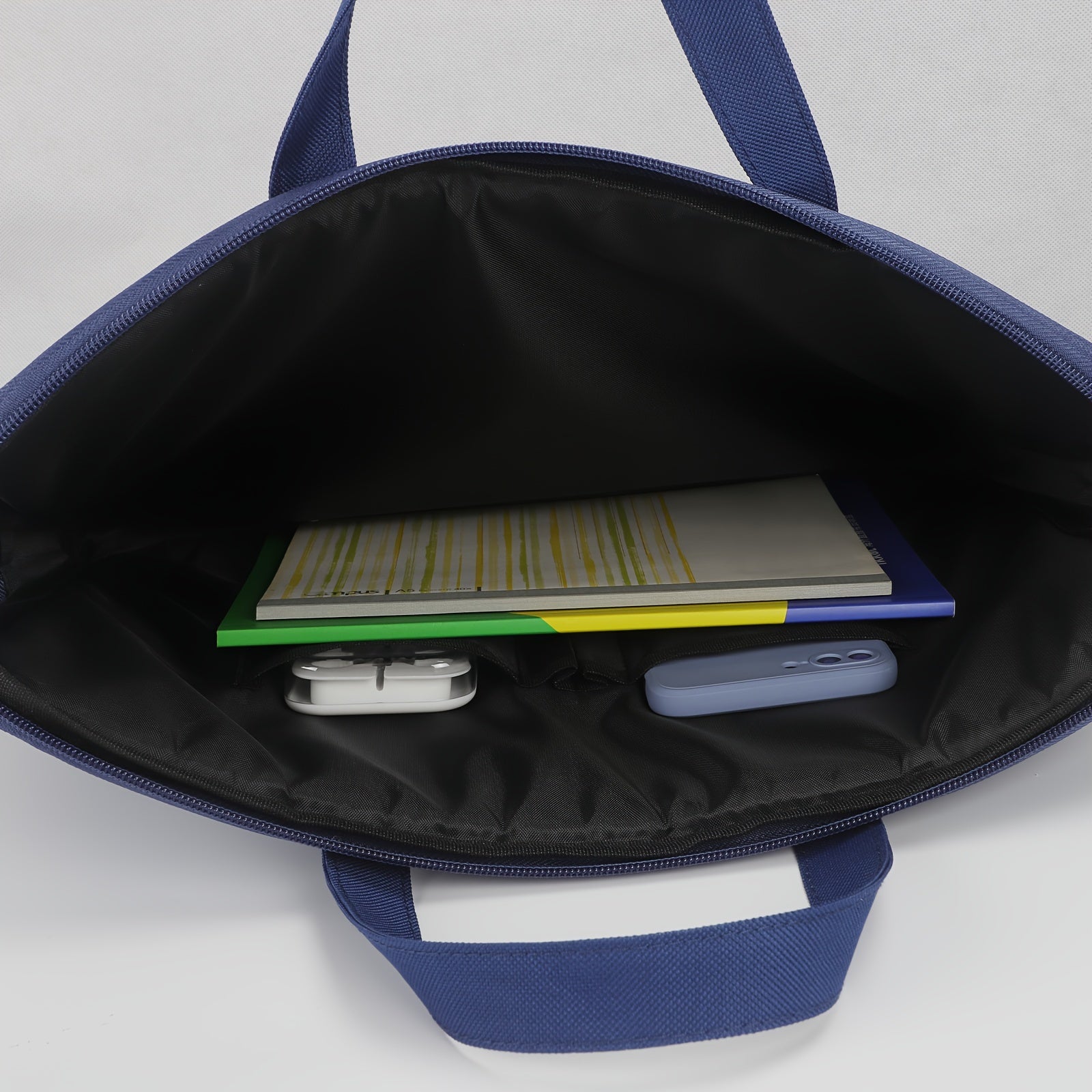CCidea Portable File Bag Canvas Office File Bag Data Conference Bag