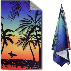 Sand Protection Beach Towel 160x80cm Quick Drying Adult Towel