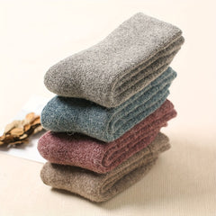 Men's Winter Thick Wool Socks Warm Plus Velvet Socks