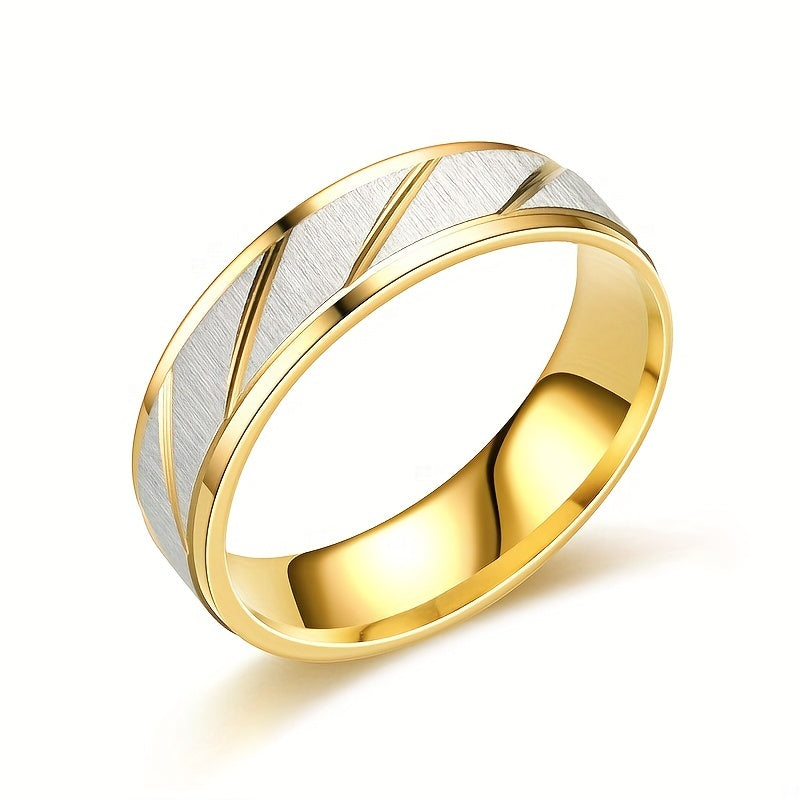 Diagonal Batch Flower Couple Ring