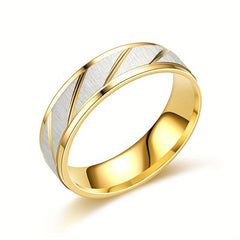Diagonal Batch Flower Couple Ring