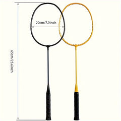 2pcs Badminton Rackets For Adults - Indoor Outdoor Exercise