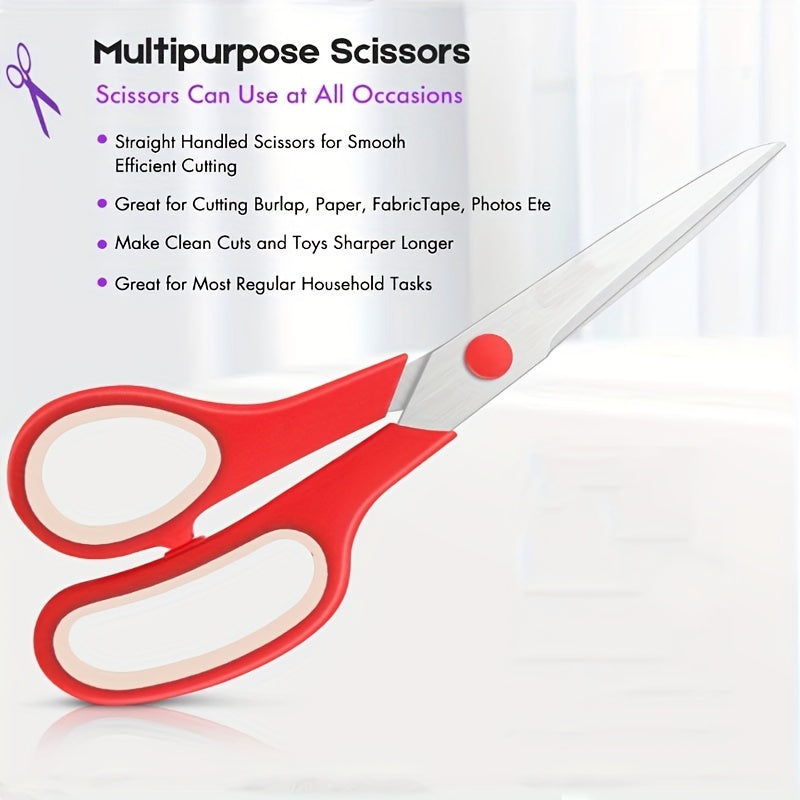 Multipurpose Stainless Steel Scissors for Office Home General Use