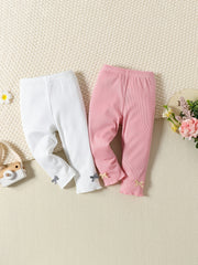 Girls Leggings Toddler Baby Bow Trousers 2pcs Set