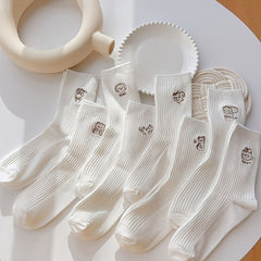 8 Pairs Soft Animal Socks for Women