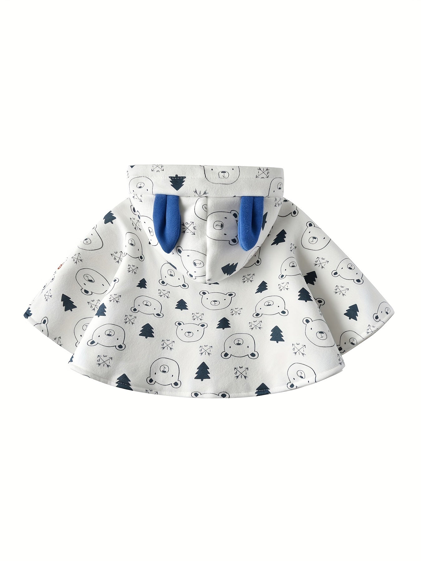 Baby Cloak Cartoon Shape Windproof Fleece Jacket