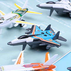 Mini Inertial Power Metal Airplane Toy - Durable Alloy Structure