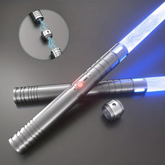 Kids Cosplay Lightsaber 2pcs Set Rechargeable 3 Modes Birthday Hal