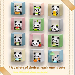 Panda Q Building Block Cartoon Dolls for Kids - Educational Puzzle Toy