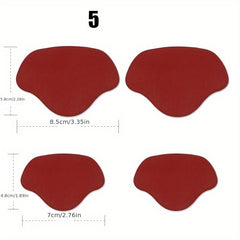 4pcs Breathable Sneakers Patches Comfortable Heel Protector