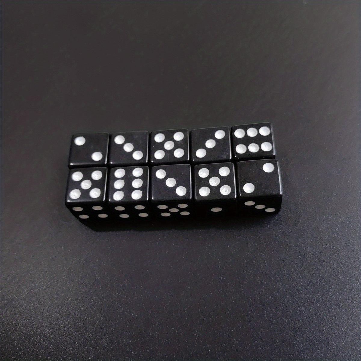 10 Standard Six-Sided Dice Set for Table Games