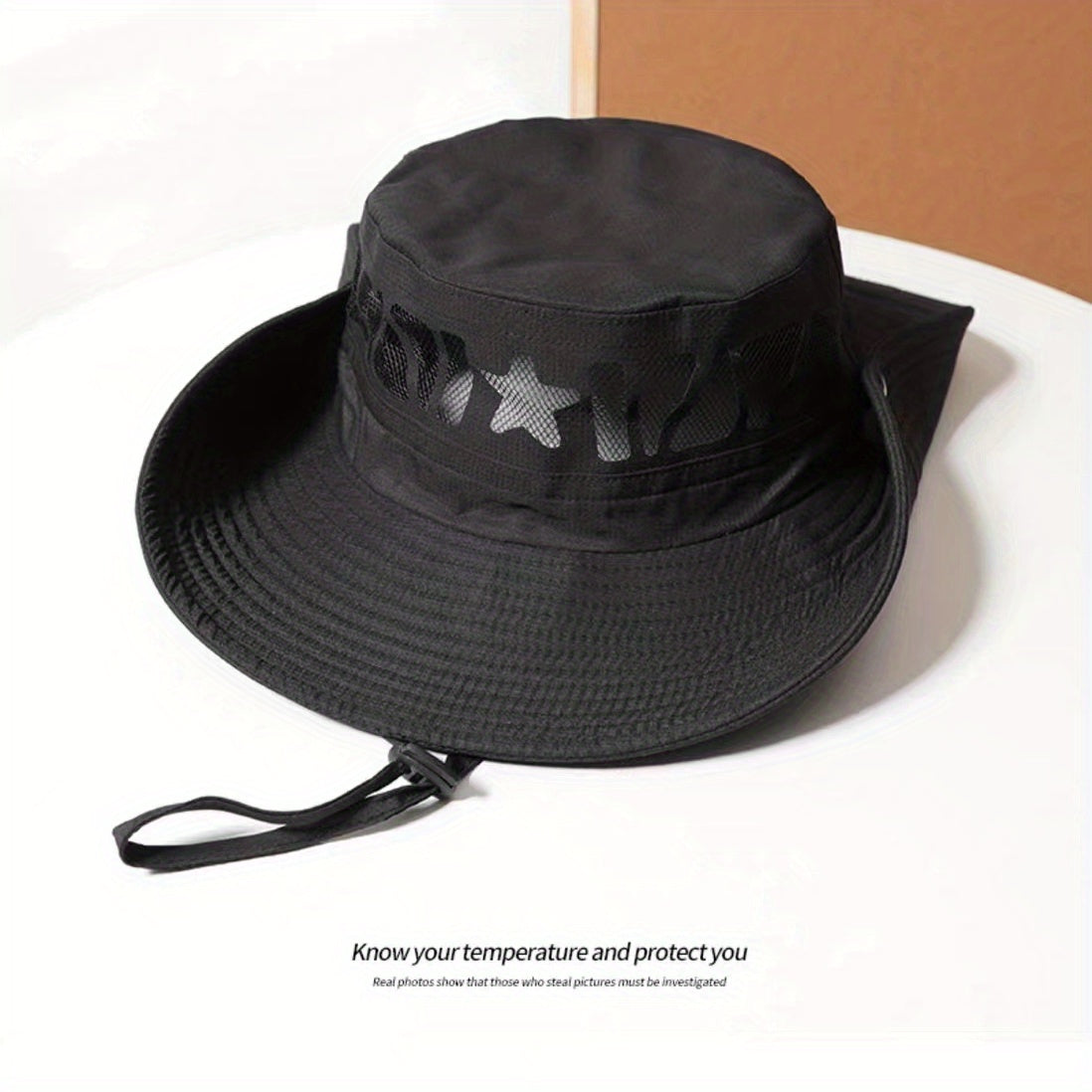Men's Fisherman Hat Outdoor Sun Hat Summer Sunscreen Big Eaves