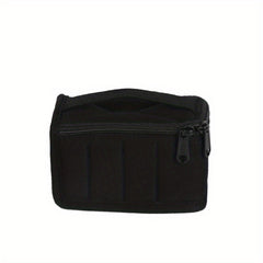 Portable 8 Grid Organizer Case Ethnic Style Zipper Cotton Material