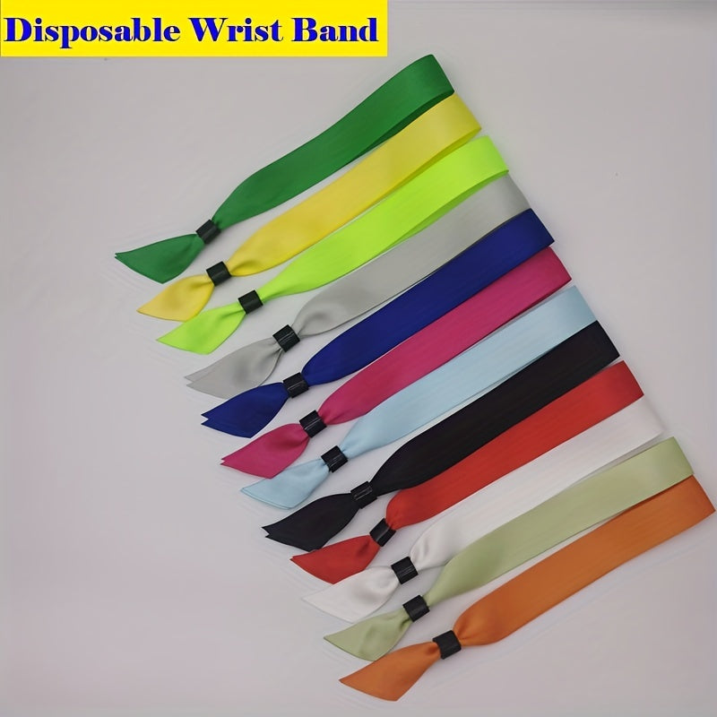 20pcs Disposable Wristband Ribbon for Events