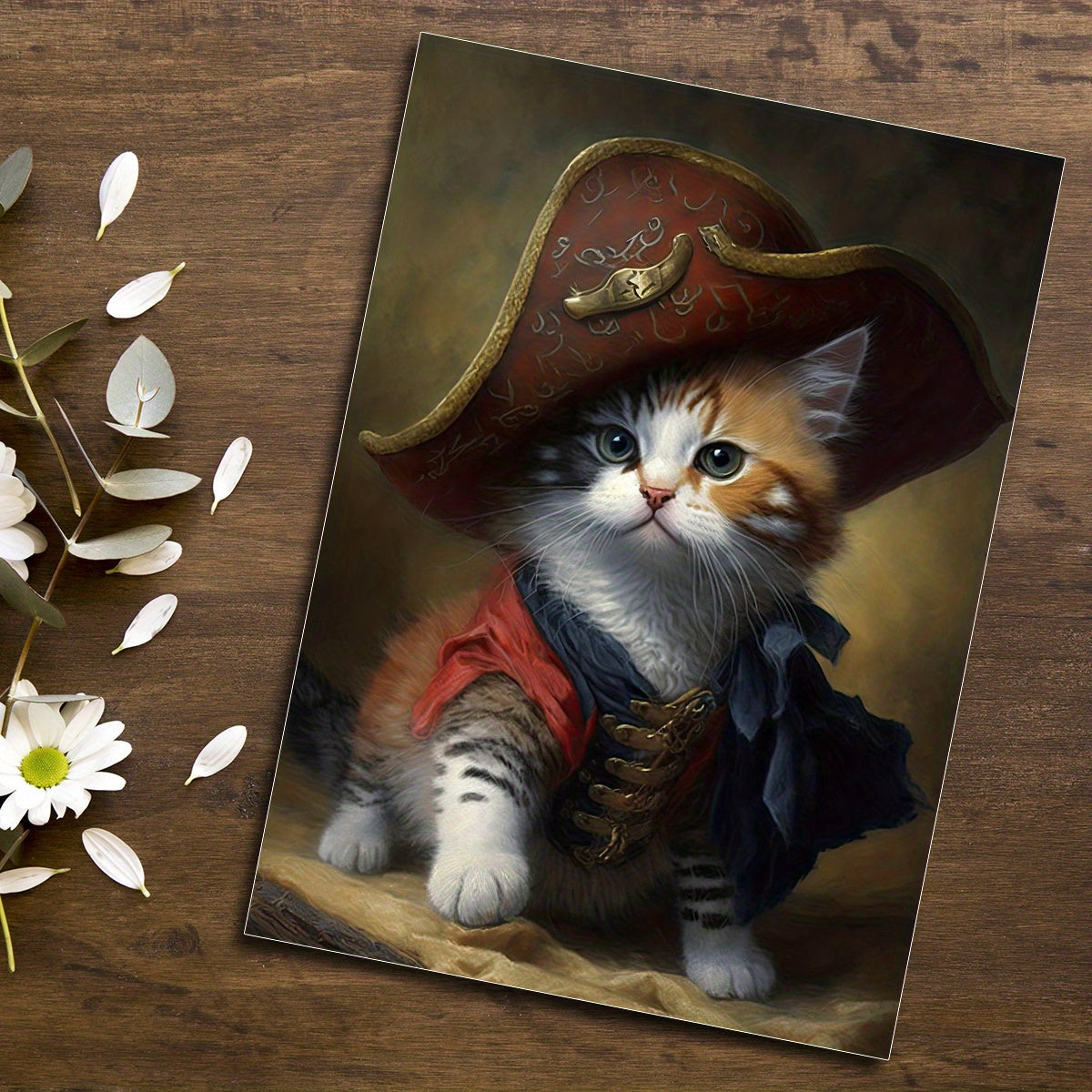 Pirate Baby Cat Wall Stickers Waterproof Home Dec