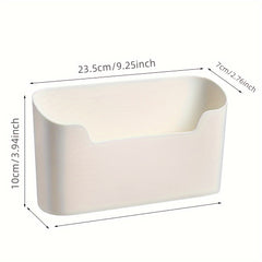 2pcs Storage Box Cabinet Door Hanging Rack Paste Bathroom Storage