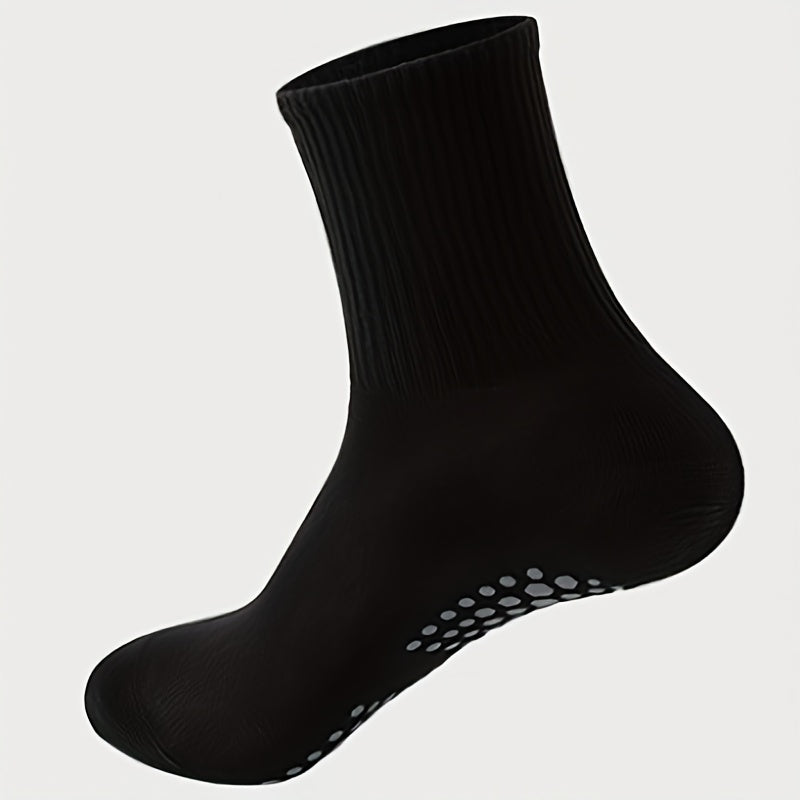 Non Slip Yoga Socks for Pilates Barre Ballet - Mid Calf