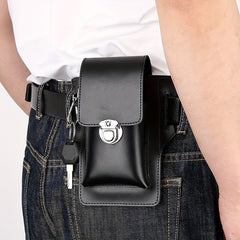 Stylish Lychee Pattern Faux Leather Belt Bag for Outdoor Adventures