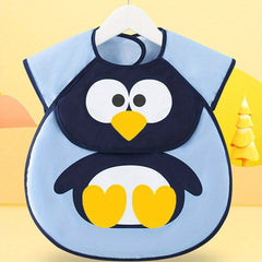 Cartoon Adjustable Baby Bibs Animal Pattern Waterproof Saliva Dripping Bib