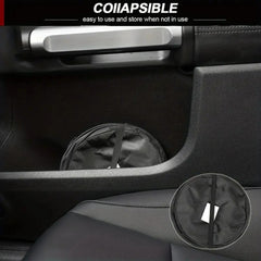 Foldable Car Garbage Bin Universal Car Seat Back Hanging