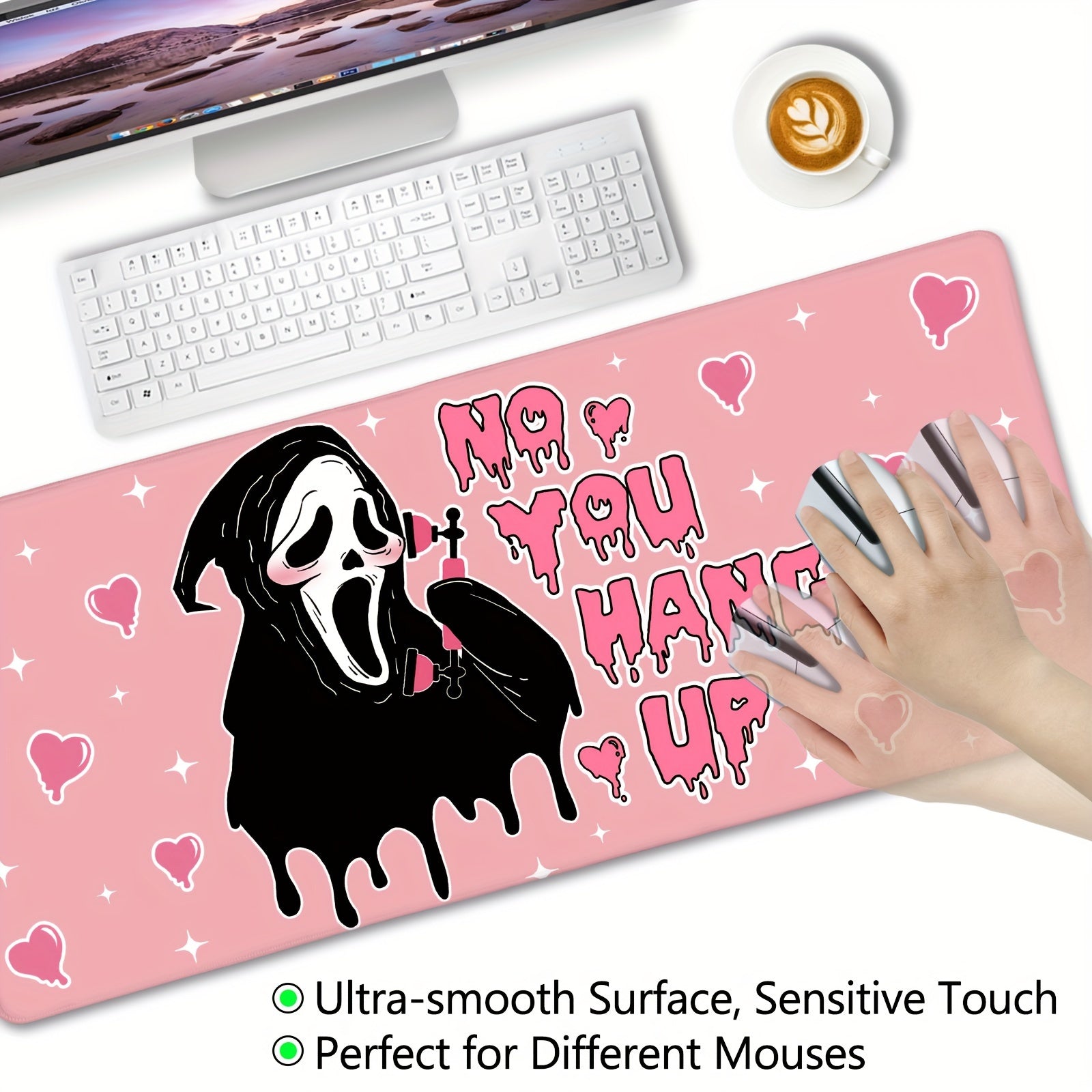 Gaming Keyboard Mouse Pad for Home and Office - 90