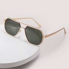 Men's Retro Sunglasses Black Frame UV400