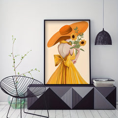 11CT DIY Sunflower Girl Cross Stitch Kit - Full Embroidery Art
