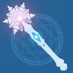 Magical Princess Wand, Snowflake Glitter, Sound & Lights, Sky Purple