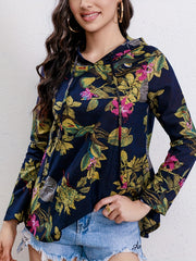 Casual Vintage Long Sleeve Hoodies