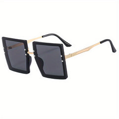 Oversized Square Frame Sunglasses Gradient Lens Glasses UV400