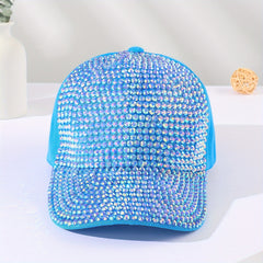 Rhinestone Baseball Cap Y2K Dad Hats Sparkly Sun Hat