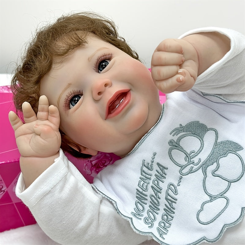22 Inch Full Enamel Baby Doll Realistic Reborn Doll