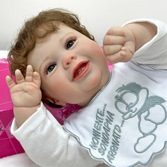 22 Inch Full Enamel Baby Doll Realistic Reborn Doll