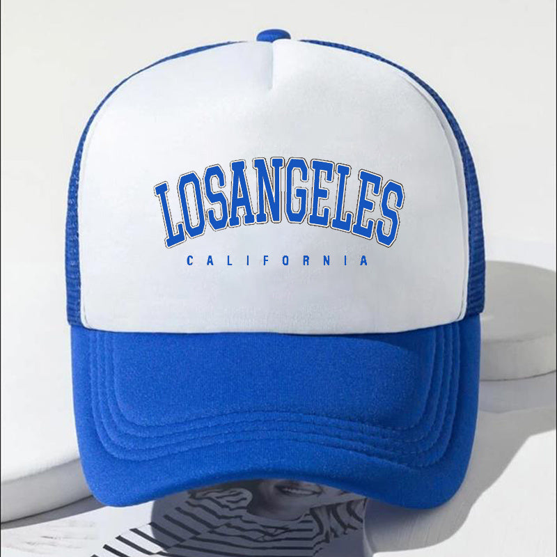 Brown Letter Graphic Baseball Cap Unisex LA Cap For Women And Men