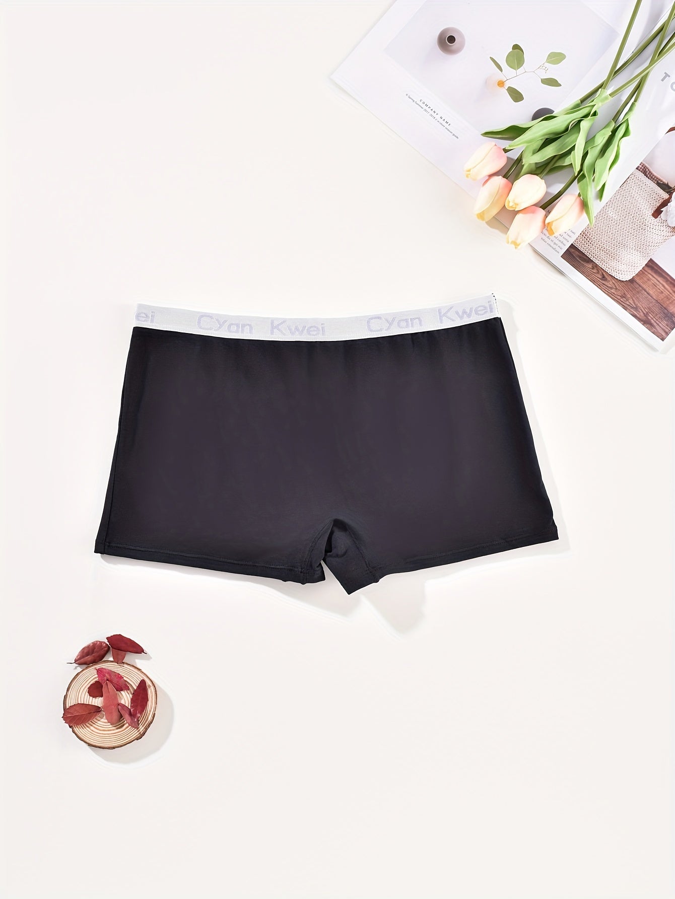 4 Pack Women's Plus Size Seamless Boyshorts Set