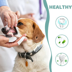 5pcs Pet Finger Cots Teeth Cleaning Tool Remove Dirt Stones Bad Breath