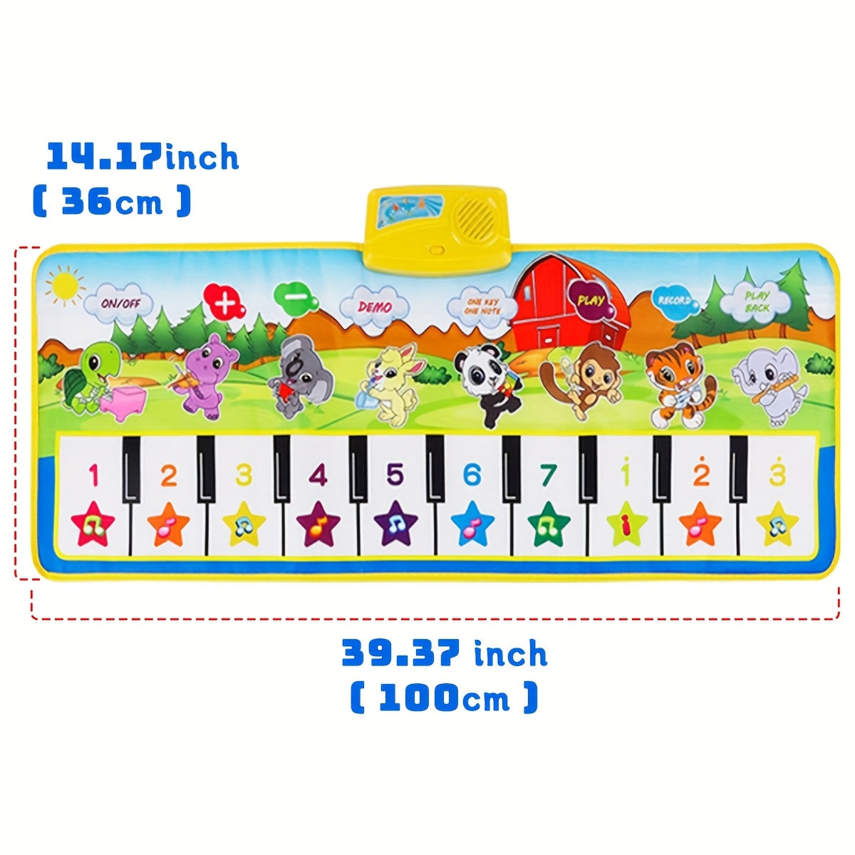 Musical Keyboard Floor Playmat Toy for Kids - Early Educational Musical Toy