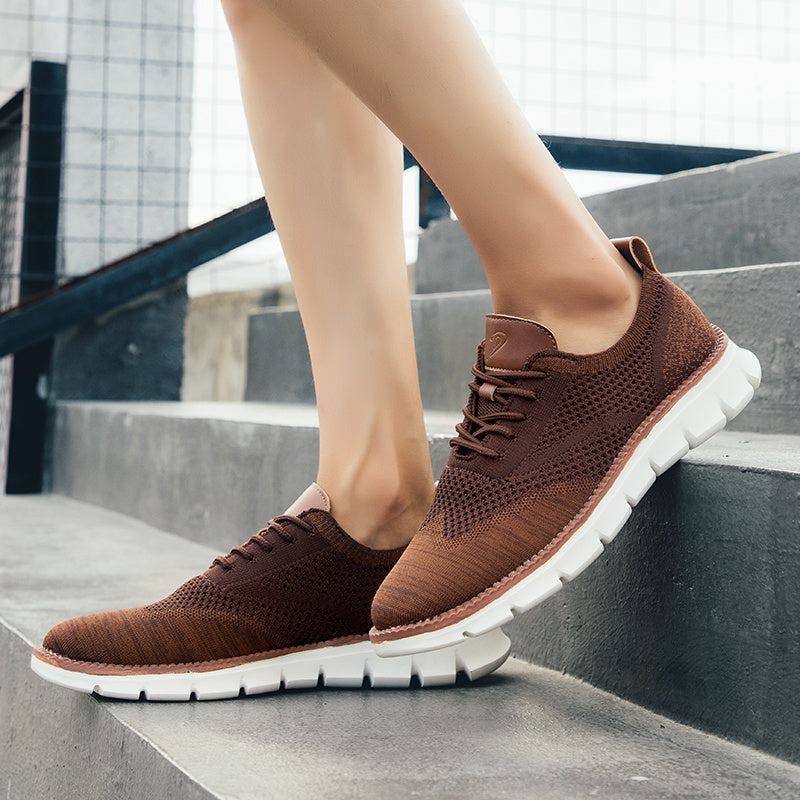 Men's Mesh Casual Oxford Sneakers Breathable Lightweight Shoes