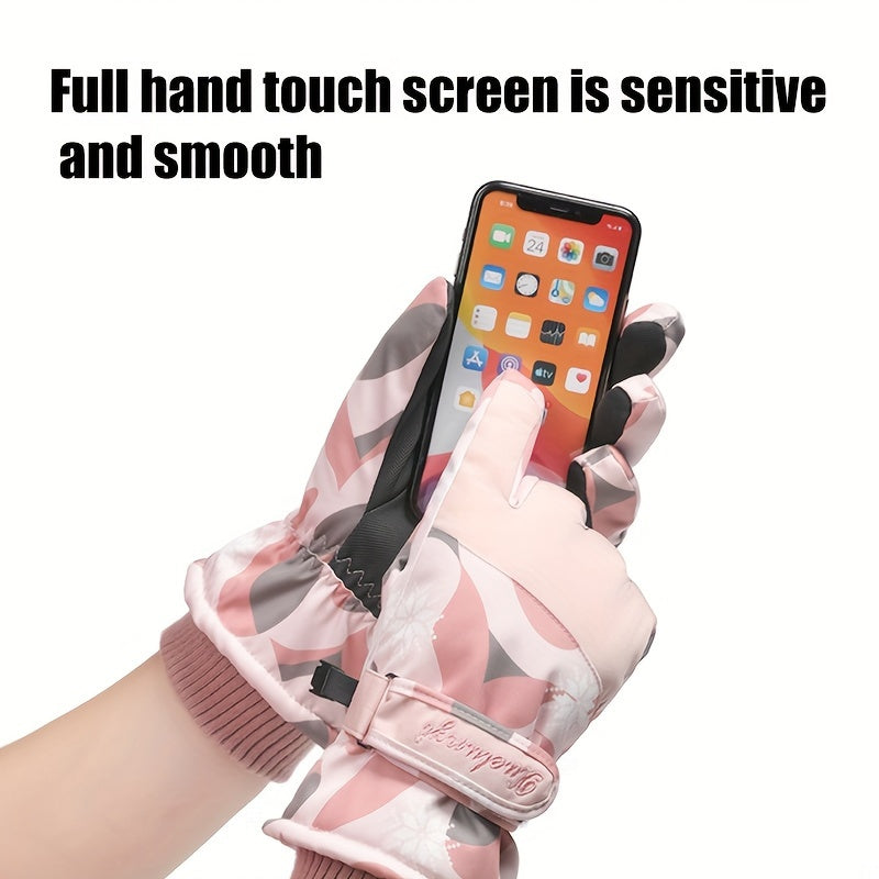 Winter Windproof Touch Screen Ski Gloves