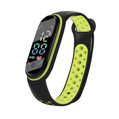 Kids Silicone Strap Digital Watch, Boys Girls Wristwatch