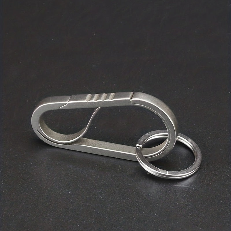 Titanium Alloy Car Key Chain Shrapnel Waist Hanging Key Chain Outdoor Pendant