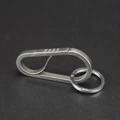 Titanium Alloy Car Key Chain Shrapnel Waist Hanging Key Chain Outdoor Pendant