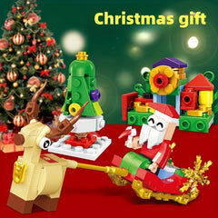 24 in 1 Christmas Advent Calendar Building Set - DIY Construction Toy Kit