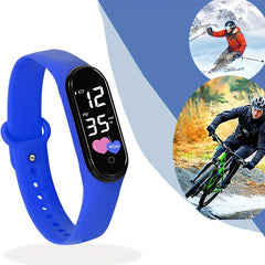 Waterproof Sports Watch Dual LED Screen for Outdoor Activities
