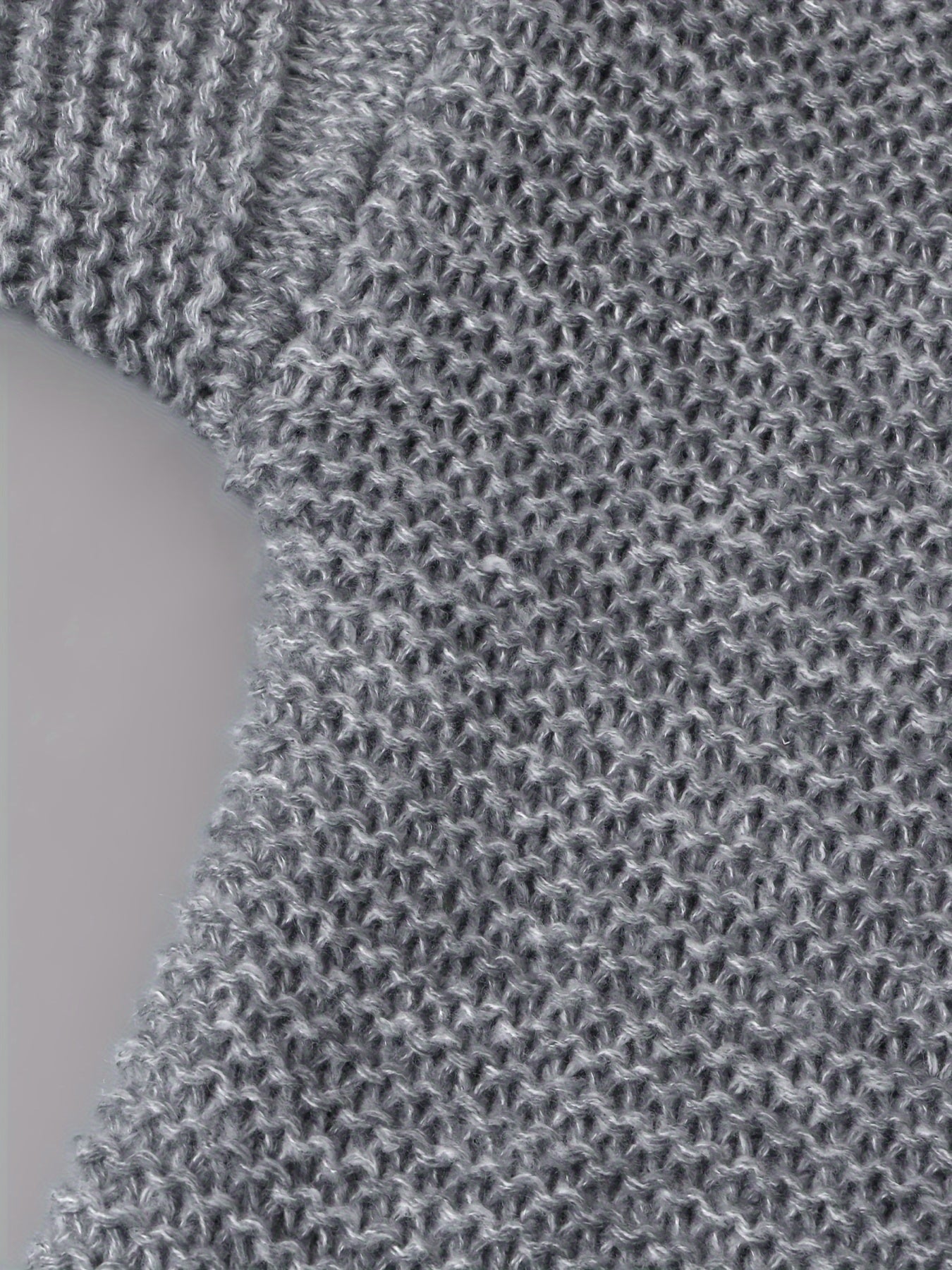 Solid Cable Knit Long Sleeve Open Front Sweater Cardigan