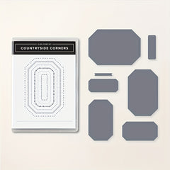 Countryside Corners Clear Stamps And Metal Cutting Dies Set