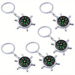 Portable Compass Keychain Car Key Ring Birthday Gift