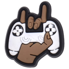 26pcs Gaming Pattern Shoe Charms For Clogs Jibts Bubble Slides Sandals